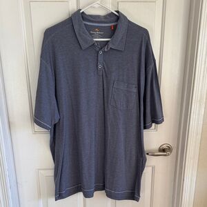 NWOT Men’s Tommy Bahama Slate Polo Shirt 50/50 Size 2 XL